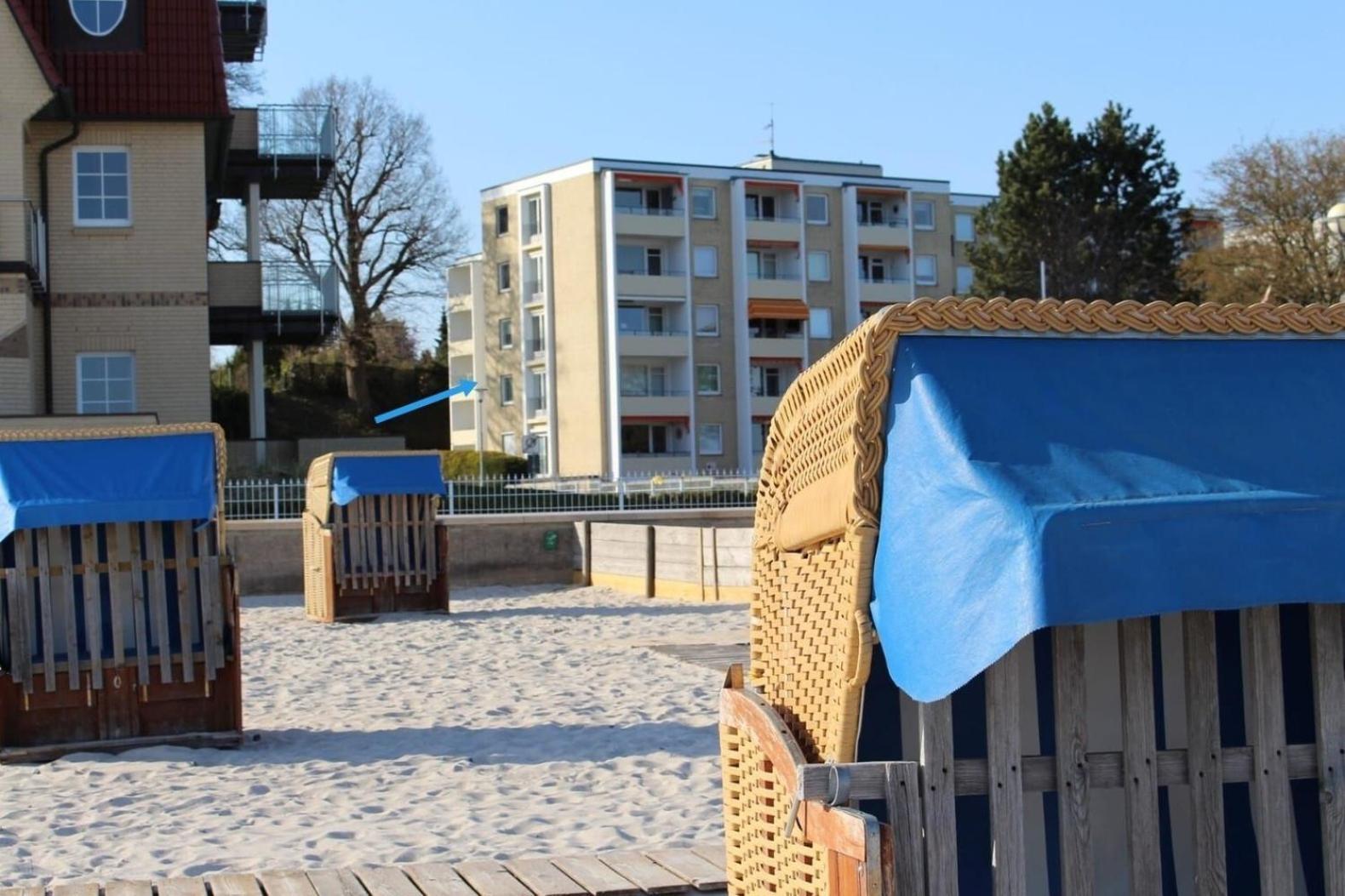 Strandschloss Strandkoje-Ostseeblick Grömitz Εξωτερικό φωτογραφία